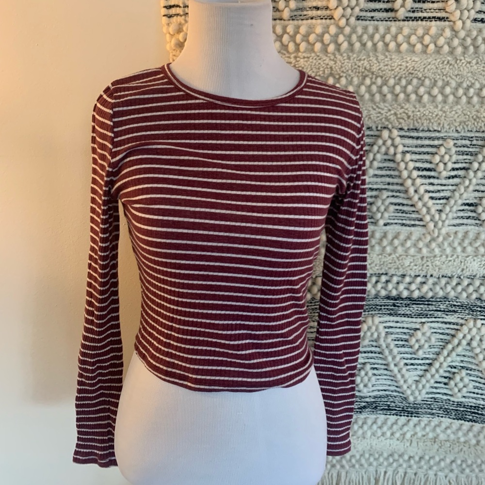 Hollister Long Sleeve Crop Top